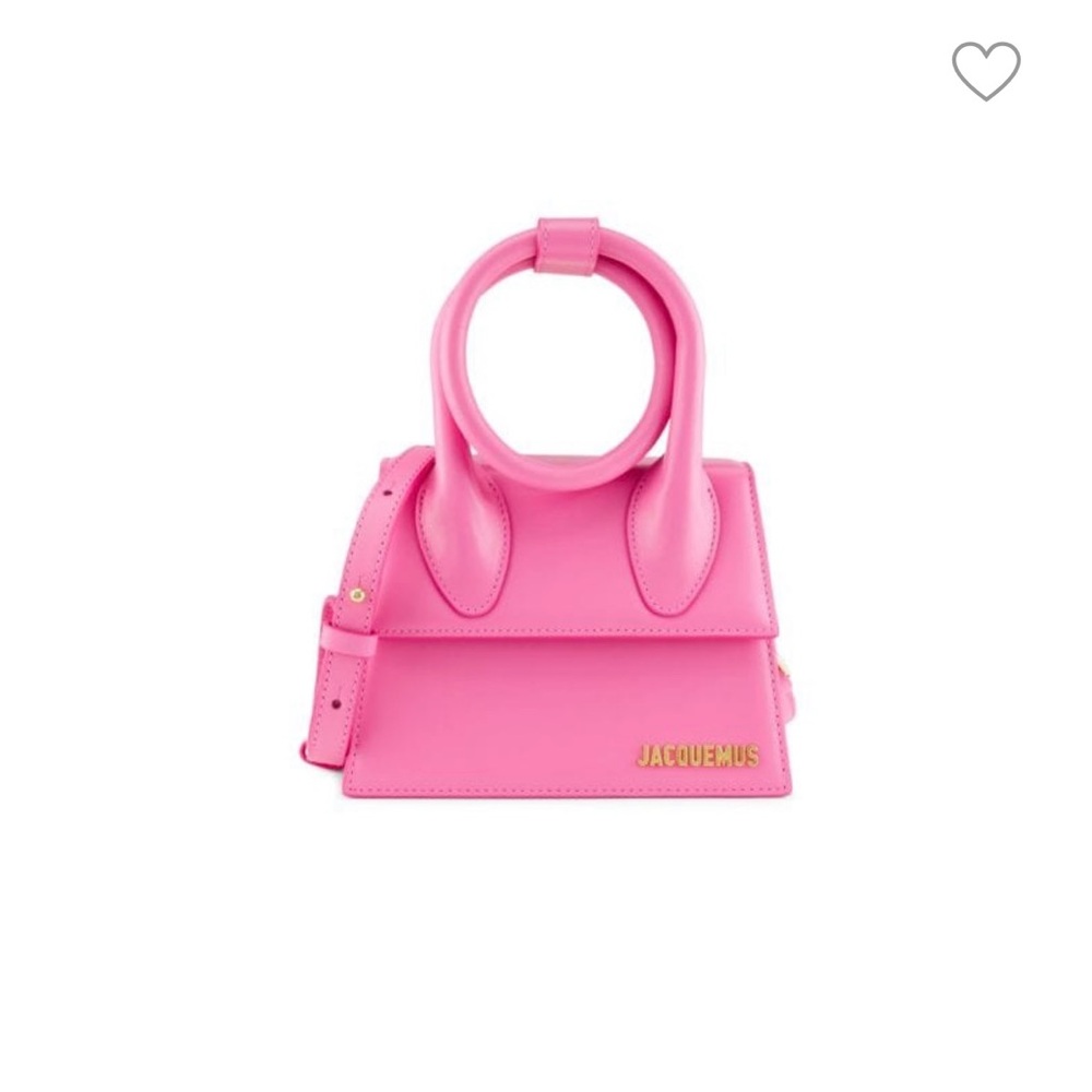 Authentic JACQUEMUS Knot Chiquito Leather Top Handle Bag